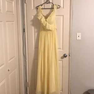 Yellow gown